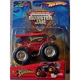 2006 Hot Wheels Monster Jam *X RAYCERS#48 SUPERMAN Truck 1:64 Scale Collectible Truck