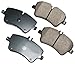 Akebono EUR872 Euro Ultra Premium Ceramic Disc Brake Pad Kit