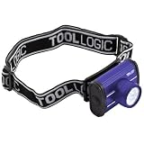 New Toollogic Led Headlamp - Blue Nine Super-Bright White Leds Adjustable Elastic Headband