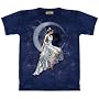 Glitter Print Fairy Frost Moon The Mountain Tee Shirt
