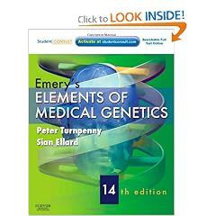 Emery's Elements of Medical Genetics: With STUDENT CONSULT Online Access (Turnpenny,... by Peter D. Turnpenny
