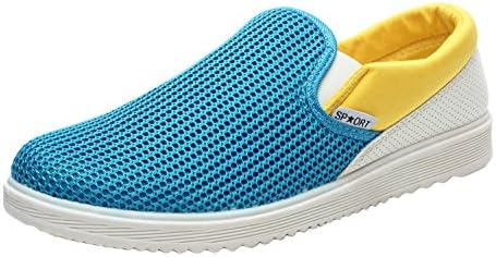 Xiaxian Mens Casual Shoes(7.5 D(M)US,Blue)
