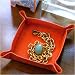 Catchall Tray in Leopard Zanzibar Print by Toss Designs