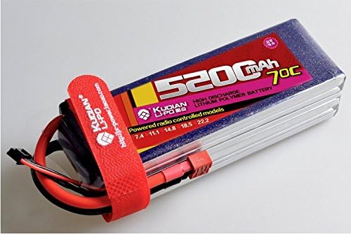 Crazepony Kudian RC Lipo Battery Pack 5200mAh 3S 11.1V 70C for F450 F550 Multirotors