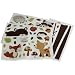 Carter's Forest Friends Wall Decals, Tan/Choc