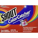 Shout Color Catcher Dye-Trapping, In-Wash Cloths - 24 ea