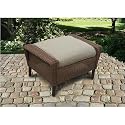North Cape Metropolitan Resin Wicker Ottoman