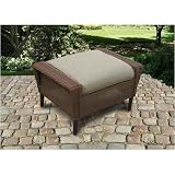 North Cape Metropolitan Resin Wicker Ottoman