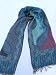 JAMAWAR SHAWL IN TURQUOISE-PLUM-FUSHIA-NATURAL