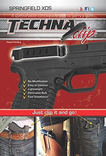 Techna Clip Gun Belt Clip - Springfield XDs® - Right Side