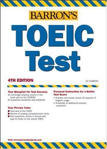 Cover image : Barron's TOEIC Test (Barron's Toeic Test. Test of English for International Communication)