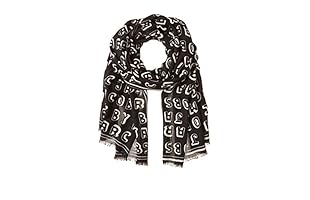 Marc by Marc Jacobs Fular Dynamite Logo Boxed (Negro / Blanco)