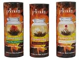 Primula Flowering Teas Assorted 3 Pack ~ Green Tea, White Tea & Black Tea