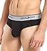 Obviously Naked Brief with Contour Pouch (Black, Large)