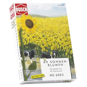 Busch H0 Sonnenblumen 60 Stück