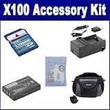 Toshiba Camileo X100 Camcorder Accessory Kit includes: ZELCKSG Care & Clean ....
