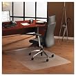 Floortex : Hard Floor Chairmat,Smooth Back, Rectangular,48"x79", Clear -:- Sold as 1 EA