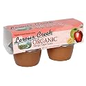LeRoux Creek Organic Apple Sauce, Mango, 4-Ounce, 4-Count Cups (Pack of 6)