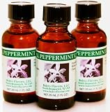 Bakto Flavors Natural Peppermint Extract (1FL OZ)Pack of 3