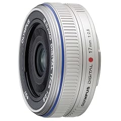 Olympus M.Zuiko Digital 17mm 1:2,8 /  ES-M1728 Objektiv (Micro Four Thirds, 37 mm Filtergewinde) silber