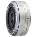 Olympus M.Zuiko Digital 17mm 1:2,8 /  ES-M1728 Objektiv (Micro Four Thirds, 37 mm Filtergewinde) silber