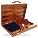 15 Inch Burl Wood Backgammon Set photo