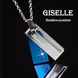 アレルギー：変色にも安心！ステンレスジュエリー♪★LOVE-U★ペアネックレスシリーズ☆ブルー