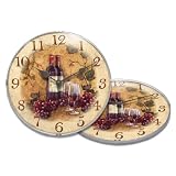 Infinity Instruments Vin Rouge Resin Wall Clock