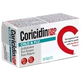 Coricidin HBP Cold and Flu Tablets for People with High Blood Pressure,  48-Count Boxes (Pack of 2)