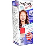 Licefreee Spray, Instant Head Lice Treatment Spray Bottle With Metal Comb, 6-Ounce