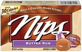 Nestles Nips Butter Rum Candy, 4-Ounce Boxes (Pack of 24)