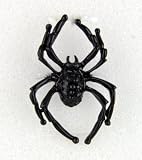 Black Spider Ring Goth Halloween Vamp Web Rockabilly