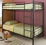 Bunk Bed - Twin / Twin Size Bunk Bed in Black - Coaster