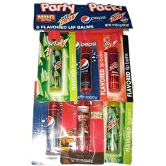 Mug Root Beer, Pepsi, Mountain Dew - 6x Lippenpflegestifte - Party Pack