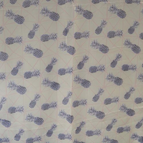 Lightweight Cream Pineapple Print Scarf