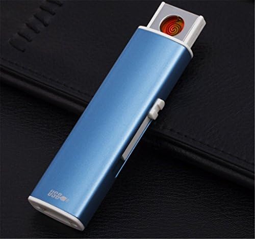 Electric Arc Lighter - Windproof Dual Arc Plasma Lighter - USB Rechargeable Dual Pulse Electronic Lighter - Flameless Plasma Beam Lighter
