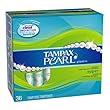 Tampax Pearl Plastic, Super Absorbency, Unscented Tampons, 36-Count (Pack of 2)