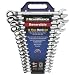 GearWrench 9602 16 Piece Reversible Combination Ratcheting Wrench Set Metric
