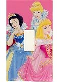 Disney Princess Smart Tiles Stick-On Light Switch Cover (Toggle)