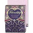 Friendship isn't a big thing, It's a million little things Gold Foil Embellished Notepad
