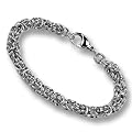 K�nigs-Armband aus Edelstahl, hochgl�nzend poliert in zwei verschiedenen L�ngen, von International Connection