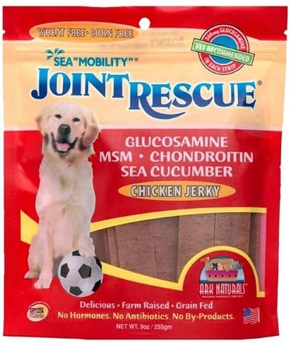 Sea Mobility, Joint Rescue, Chicken Jerky, 9 oz (255 g) by Ark Naturals ( Multi-Pack)