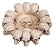Skulls and Skeletons - Skull Head Ashtray - Cold Cast Resin - 5.5" Diameter