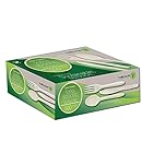 Trellis Earth TRR-CC64-500 Heavyweight Bioplastic Combo (Forks/Knives/Spoons) Cutlery Retail Box, 6" Length, Natural (Pack of 500)