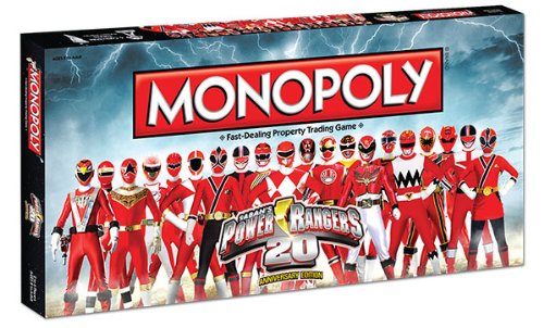 Power Rangers Monopoly Board Game On Sale