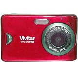 cheap Vivitar ViviCam 8025 - Digital camera - compact - 8.1 Mpix - supported memory: SD, SDHC - red