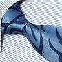 Designer Fashion Gift Necktie Blue Ties Paisleys Pattern Neck Tie for Men Woven Pure Silk Mens Neckwear Neck Tie Set P5049