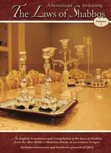 A Semicha aid for learning The Laws of Shabbos Volume 1