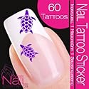 Nail Tattoo Sticker Turtle / Tortoise - purple