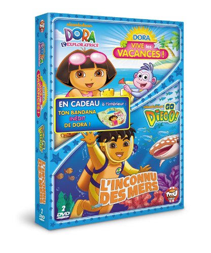 Dora l'exploratrice - Vive les vacances ! + Go Diego! - Vol. 5 : L'inconnu des mers